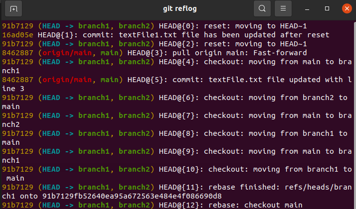 Git Log