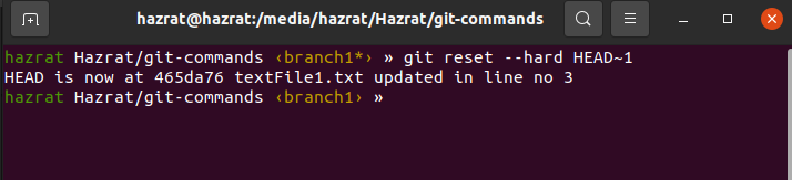 Git Reset