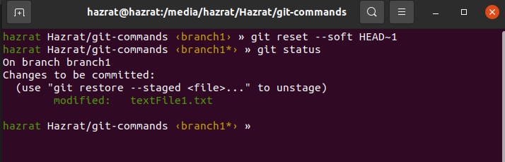 Git Reset